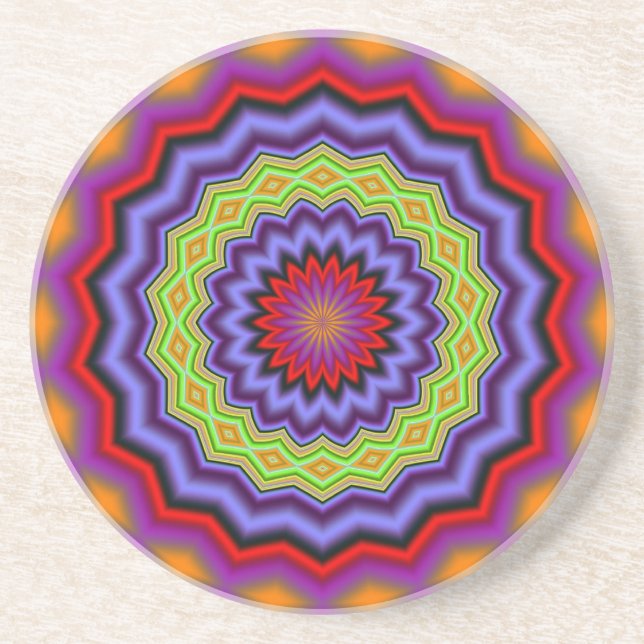 Fractalscope 32 drink coaster (Front)