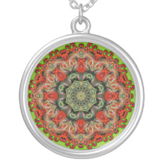 FractalSkopia Geometric Flower Necklace