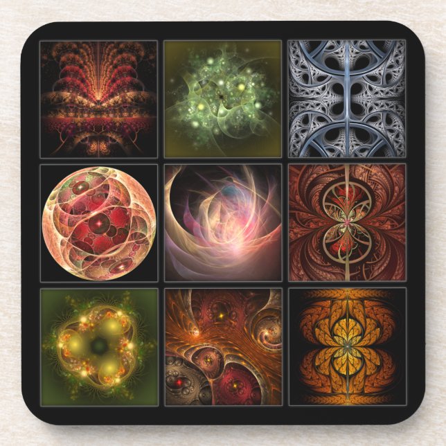 Fractalworld Drink Coaster (Front)