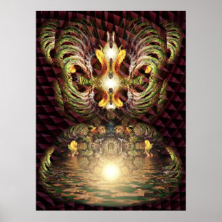 Fractapond Psychedelic Visions Poster