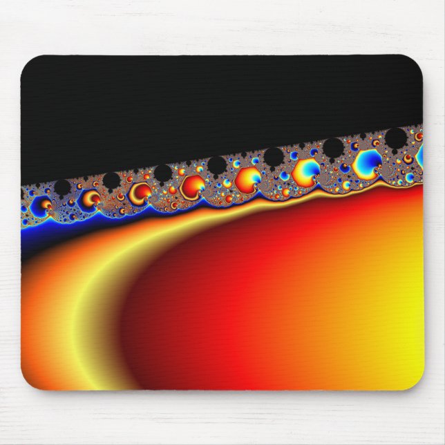 Fractasian Rings - Fractal Mouse Pad (Front)