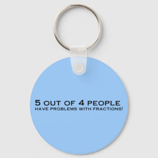 Fractions Are Cool Keychain