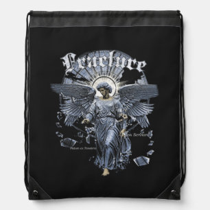Fracture - Gothic Streetwear Design Drawstring Bag