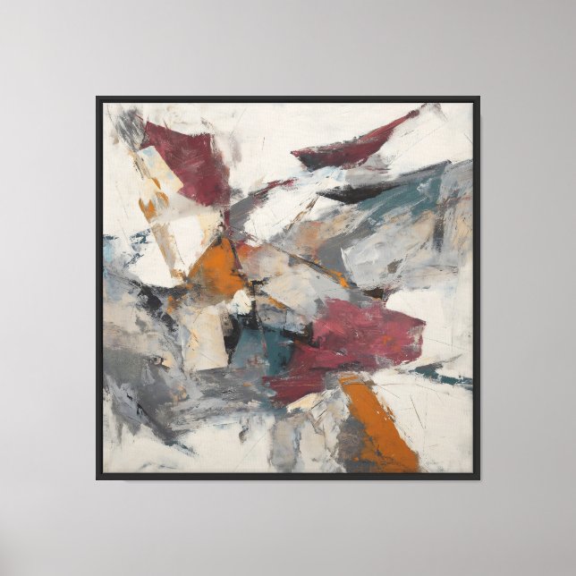 Fracture of Measured Calm Canvas Print (Front)