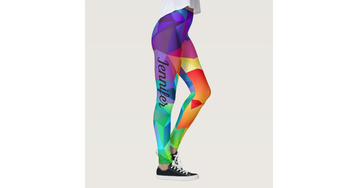 Beautiful rainbow and sea on your leggings, Zazzle