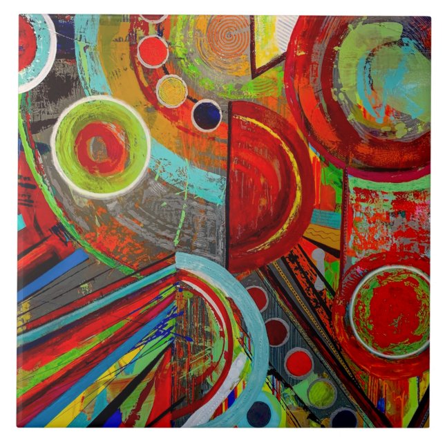 Fractured 6 x 6 Ceramic Tile (Front)