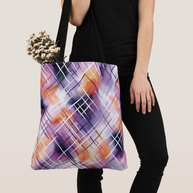 Fractured Aurora Tote Bag (Close Up)