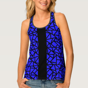 Fractured Blue - Women's Tank Top