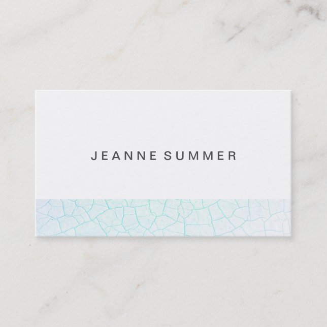 Fractured Colorful Contemporary Background Business Card (Front)