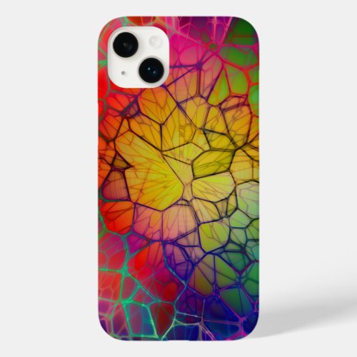Fractured_Colorful Stained Glass Case_Mate iPhone 14 Plus Case