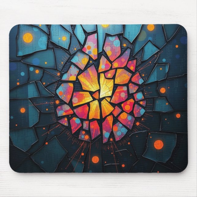 Fractured Explosion Mouse Pad (Front)