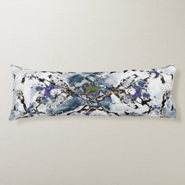 Fractured Fractal Body Pillow (Front)