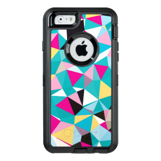 Fractured Geometric Pattern OtterBox Defender iPhone Case