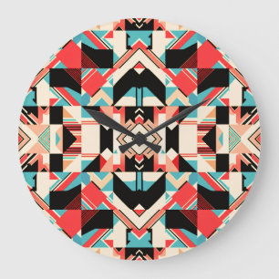 Fractured Harmony Large Clock