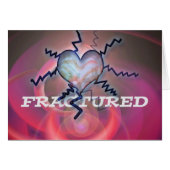 fractured heart card (Front Horizontal)