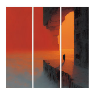 Fractured mind No. 1 Triptych