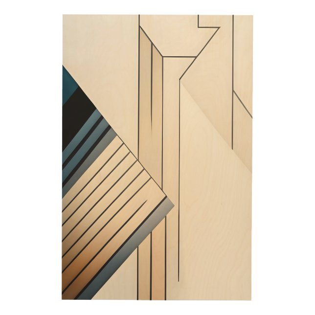 Fractured Perspectives Wood Wall Art (Front)