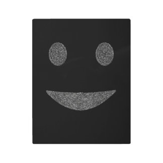 Fractured Smile – Minimal Dark Abstract Face Art