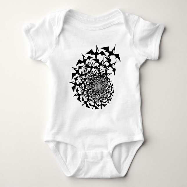 Fractyl Pterodactyl Baby Bodysuit (Front)