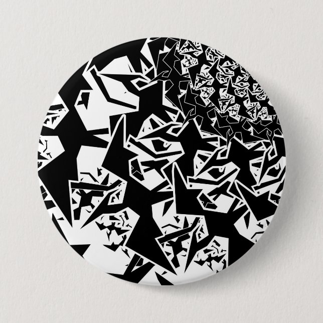 Fractyl Pterodactyl Button (Front)