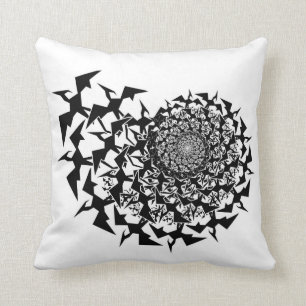 Fractyl Pterodactyl Throw Pillow