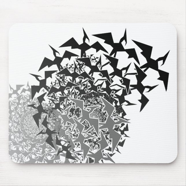 Fractyl Pterodactyl Two Swarms Mouse Pad (Front)