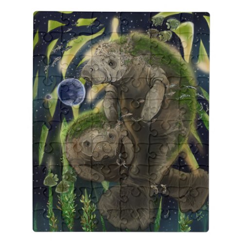 Fragile Balance Manatee Jigsaw Puzzle