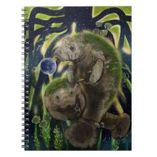 Fragile Balance Manatee Notebook