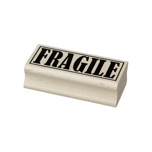 Fragile Business Office Framed Simple Word Rubber Stamp