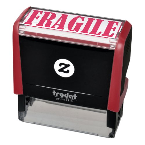 Fragile Business Office Framed Simple Word Self_inking Stamp