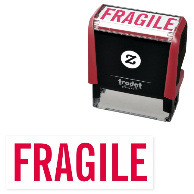 Fragile Business Office Self-inking Stamp (In Situ)