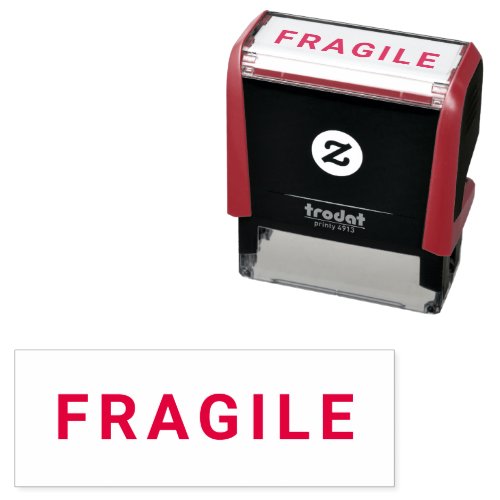FRAGILE Business Self_inking Stamp RED