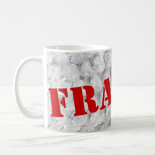 Fragile coffee mug    Bubble wrap design