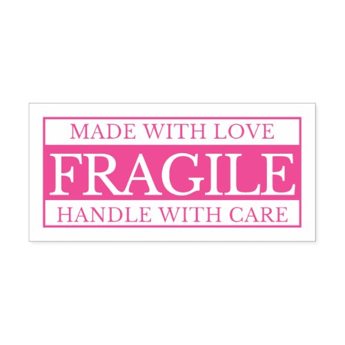 Fragile Handle with Care 215 x 078 Stamp