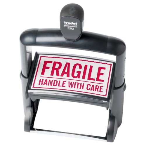 FRAGILE Handle with care extra large professional Self-inking Stamp