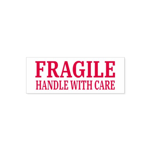 Fragile Handle With Care Simple Self_inking Stamp