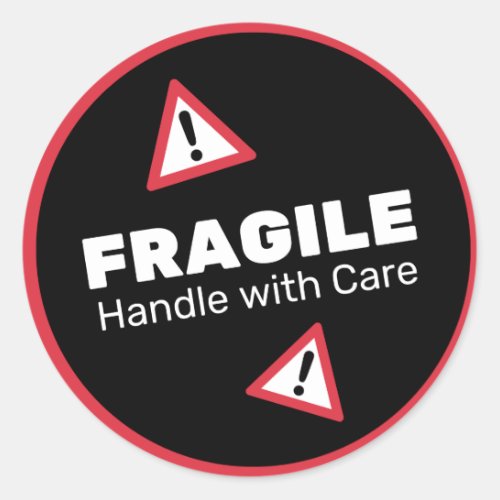 Fragile Handle With Care Sticker
