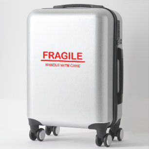 Fragile handle with care sticker
