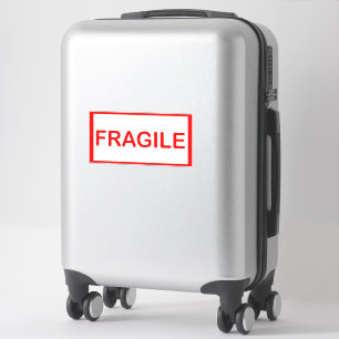 Fragile handle with care sticker
