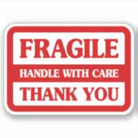 Fragile Handle With Care Sticker