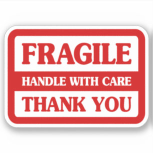Fragile Handle With Care Sticker