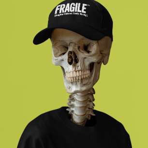 fragile i just dropped my daughter/Dark Humor Empt Trucker Hat