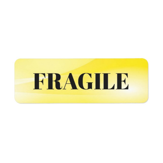 Fragile Label (Front)