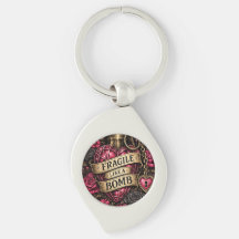 Fragile Like a Bomb Keychain