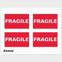 Waterproof Labels Sticker Paper Customised Stickers Fragile Label