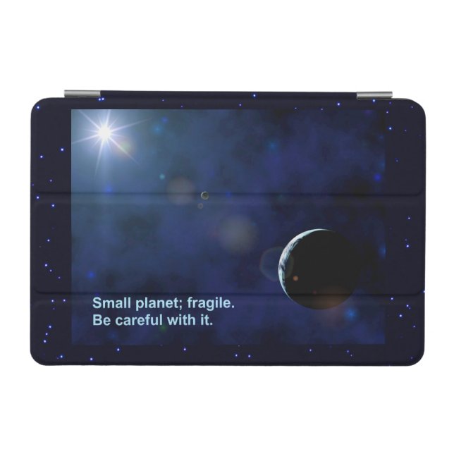 Fragile Planet iPad Mini Cover (Horizontal)