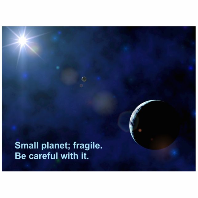 Fragile Planet Statuette (Front)