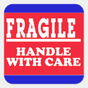 Fragile Shipping Label