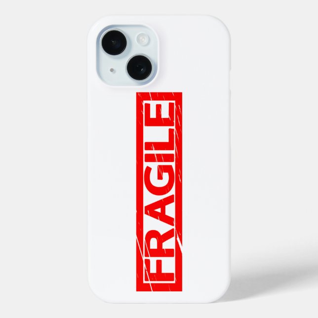 Fragile Stamp Case-Mate iPhone Case (Back)