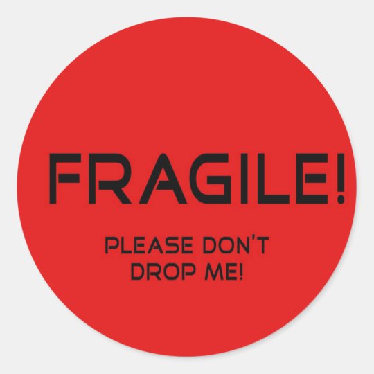 Fragile Sticker For Valuable Merchandise Zazzle Com